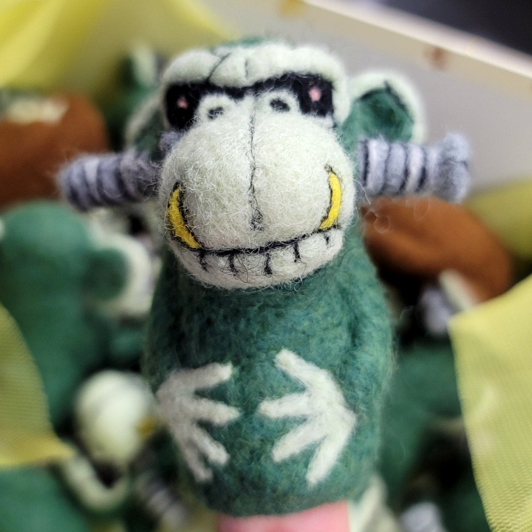 Cranky Finger Puppet