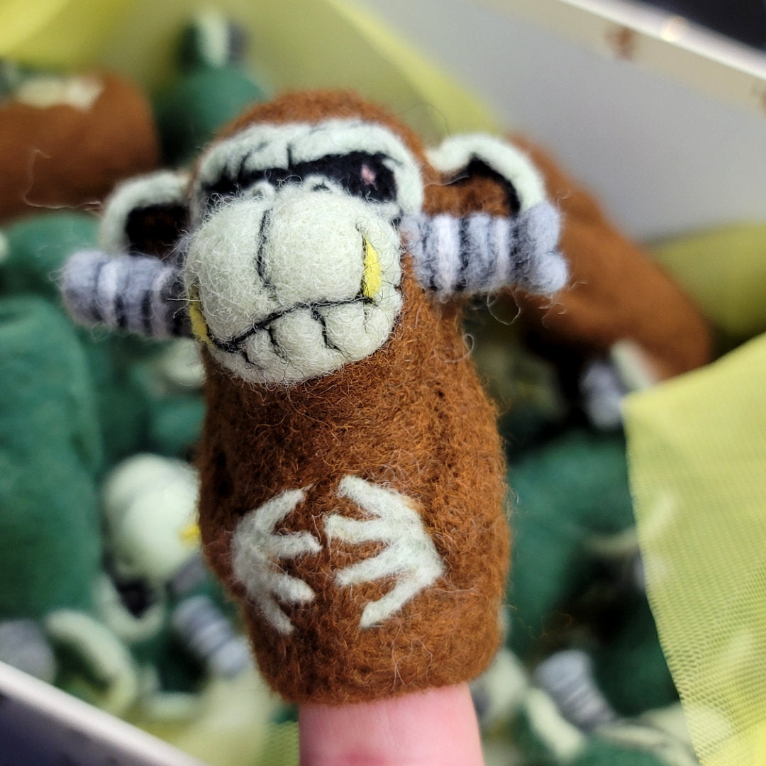 Cranky Finger Puppet