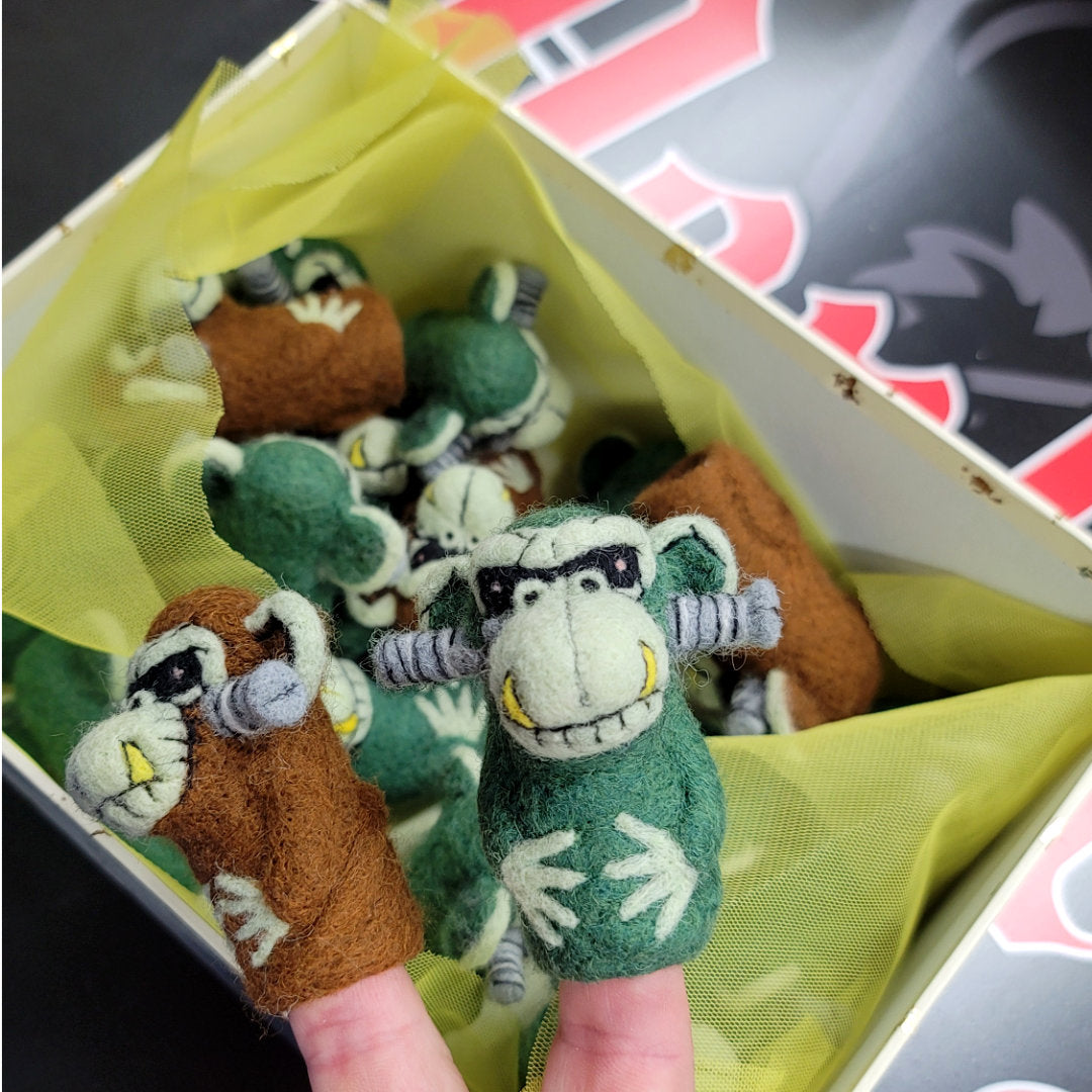 Cranky Finger Puppet